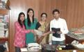 Student representatives give memorandum to Hon'able Chairperson, NCW on Radhika Murder Case at Dhaula Kuan, Delh