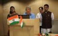 श्रीमती ममता शर्मा, माननीय अध्यक्षा, राष्ट्रीय महिला आयोग दिनांक 5 अप्रैल, २०१४ को राजीव गांधी एक्सीलेंस पुरस्कार वितरण समारोह