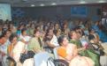 View of participants listening with interest