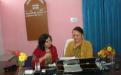 Dr Charu WaliKhanna, Member NCW in discussion with Smt. Hemlatha Mohan, Chairperson State Commission for Women, Jharkhand