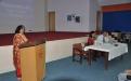 Ms.Sona Jamnagarwal, Faculty, Bank of India addressing participants