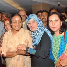 Member NCW interacts with Ms.Tawakkol Karman, The Youngest Nobel Laureate – Peace, 2011 at Babu Jagjivan Ram Fifth Memorial Lecture