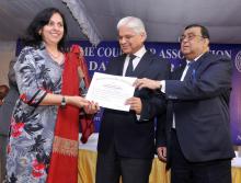 Dr. Charu WaliKhanna Member, NCW was honoured for authoring book, on Law Day, the 26th November, 2012