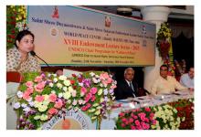 Ms. Shamina Shafiq, Member, NCW attended XVIII Endowment Lecture Series organized by Saint Shri Dnyaneshwara & Saint Shri Tukaram Endowment Lecture Series Trust and World Peace Center