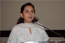 Dr. Charu WaliKhanna, Member, NCW, Guest of Honour at NCW National Seminar on “Violence Against Women Mainly focusing on Safety of Women at Public Places and Education Centers” 