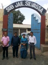 Ms. Hemlata Kheria visited Silvassa Jail, Dadra Nagar Haveli 