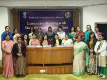 Hon’ble Chairperson & Members of NCW, with the representatives of the State Women Commission