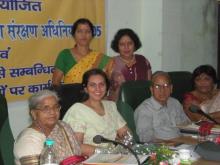 Dr. Ms Charu WaliKhanna, Member NCW with Smt S. Baluni Chairperson State Commission for Women and Vice CP Smt Kamlesh Singhal at Workshop on Domestic Violence