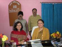 Dr Charu WaliKhanna, Member NCW with Smt. Hemlatha Mohan, Chairperson State Commission for Women, Jharkhand and Shri Chandra Shekhar Jha and Arvind Kumar Jha, Legal Advisor